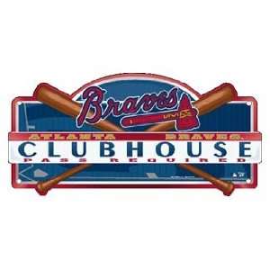  Atlanta Braves Club Sign Patio, Lawn & Garden