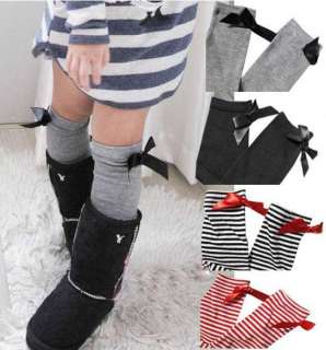 Pair New Baby BB Girl Color Leg Long Socks 0 5T GS001  