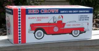 1955 CHEVY WITH SANTA RED CROWN BANK  