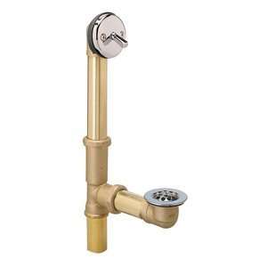    Design House 529727 Brass Trip Waste Shower Drain
