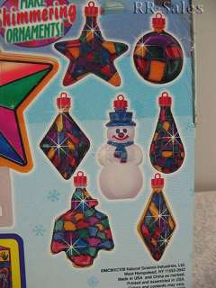 New DIY Tiffany Style Stained Glass Christmas Ornaments Kit Star 