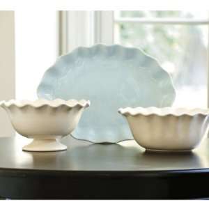  Provence Footed Serving Bowl Blue  Ballard Designs