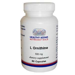  Healthy Aging Nutraceuticals L Ornithine 500 mg 60 