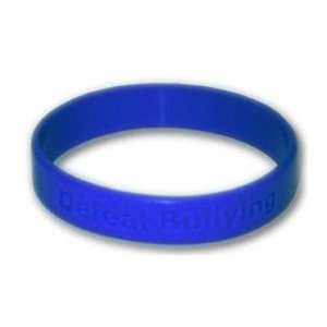  Defeat Bullying Rubber Bracelet (Adult) Jewelry
