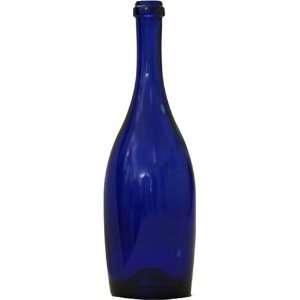  Cobalt Blue Curvy Incense Bottle Burner (Non designed 