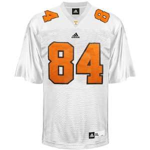 adidas Tennessee Volunteers #84 Replica Football Jersey   White (Large 