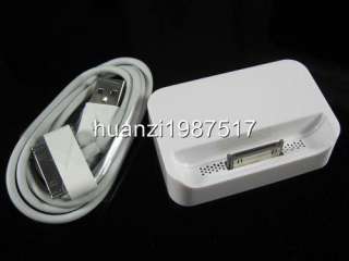 DESK DOCK CHARGER FOR iPHONE 4 4G WITH USB DATE CABLE  