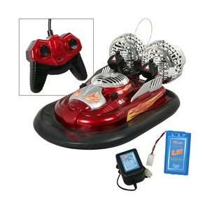  Radio Controlled Hovercraft  Metallic Red Toys & Games