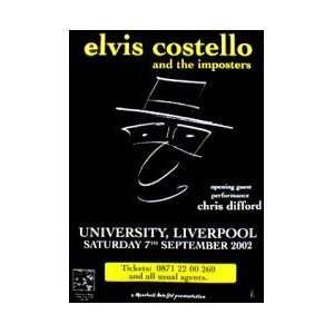  ELVIS COSTELLO University of Liverpool 7th Sept 2002 Music 