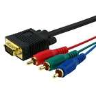 12Ft VGA to RCA Component Cable For Laptop RGB LCD TV