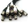 VGA 15 pin male to 8 BNC + 4 RCA female connector cable  