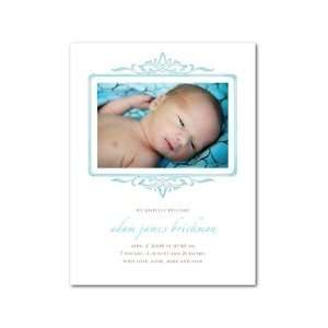  Boy Birth Announcements   Elegant Frame By Lisa Levy Baby