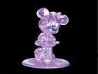 Lovely 3D Crystal Puzzle Cute~ Purple Minnie Mouse 44Pc  