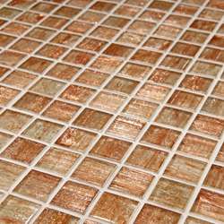   in Tan Gold Translucent Glass Mosaic Tile (Case of 13)  