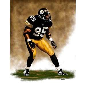  Large Greg Lloyd Pittsburgh Steelers Giclee Sports 