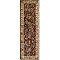 Hand tufted Ariel Chocolate Wool Rug (26 x 8 