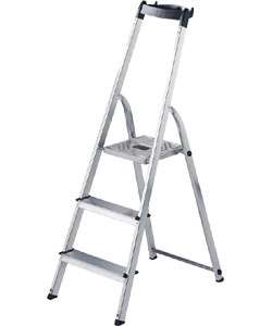 Hailo Aluminum Household 3 step Ladder with Tray  