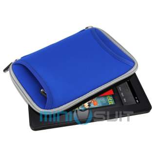   Case Cover for  Kindle Fire Accsessories Pocket Blue  