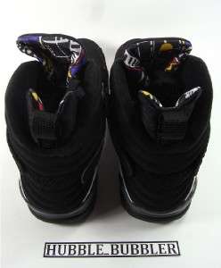 07 Nike Air Jordan 8 VIII Retro Playoff Black Varsity Red Sz. 12 XII 