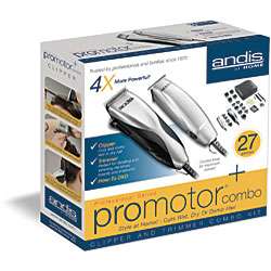 Andis Promotor + Hair Clipper and Trimmer Combo 27 Piece Kit 29115 