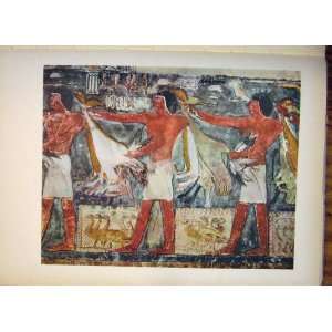  Painting Egypt Necropolis Memphis Saqqarah Ritual Geese 