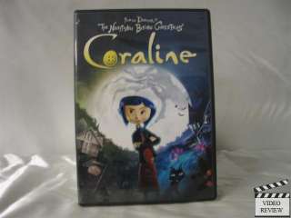 Coraline (DVD, 2009, Includes 3 D version) 025195016445  