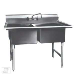  Win Holt WS2T1824 43 Two Compartment Sink