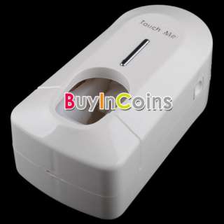 Portable Hands Free Automatic Toothpaste Dispenser And Brush Holder 