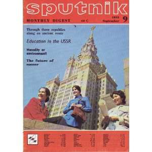  1972 Sputnik Monthly Digest Novosti Press Agency Moscow USSR Books