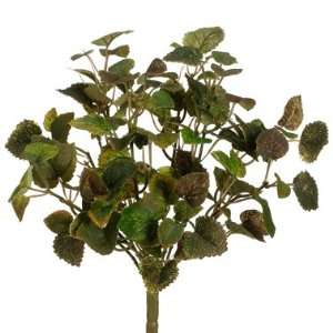  10 Mini Mint Herb Silk Plant  Burgundy (case of 24)