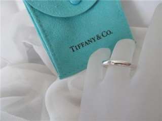 Tiffany & Co. Elsa Peretti Diamond Sterling Silver Band Ring  