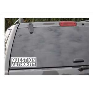  QUESTION AUTHORITY  window decal 