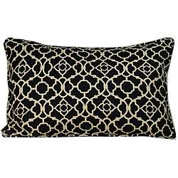 Jiti Pillows Outdoor Black Moroccan Decorative Pillow  