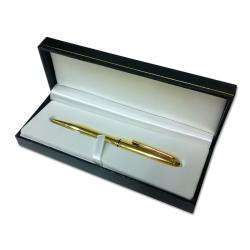 Gold Ball Point Pen with Case  