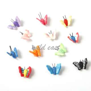   Fimo Nail art Butterfly decorations for UV Acrylic system manicure B02