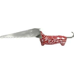 Pylones Dachshund Dog Cake Pie or Pizza Server Stainless Steel, Red 