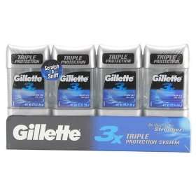 Gillette Triple Protection System Clear Gel Anti Perspirant Deodorant 