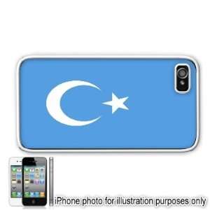   Turkestan Flag Apple Iphone 4 4s Case Cover White 