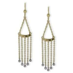  10 Karat Two Two Chandalier Earrings Jewelry