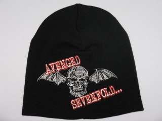 AVENGED SEVENFOLD Skull Bat Beanie Hat Skull Cap  