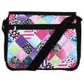 Angels Skin Check Print Double Sided 14 inch Messenger Bag