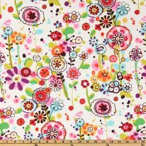   Cotton Lawn White/Red/Purple Fabric By The Yard Arts, Crafts & Sewing