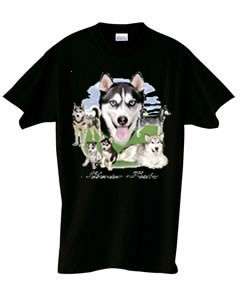 Siberian Husky Lawn Dog T Shirt  S  6x  Choose Color  