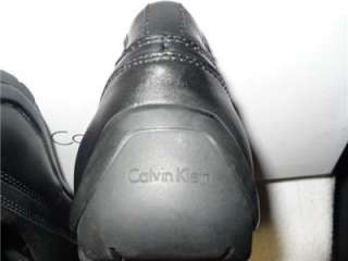 CALVIN KLEIN ANDY BLACK SLIP ON COMFY PADDED SHOES NEW  