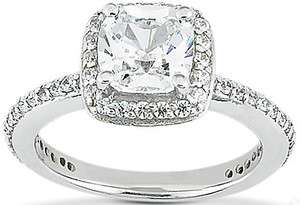   45 carat, 1.01 ct CUSHION cut DIAMOND Engagement Wedding 14k Gold Ring