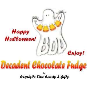 Custom Labeled Gift BOO Halloween Decadent Chocolate Fudge Box 