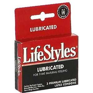 LifeStyles Extra Comfort Brand 1503 Ultra Lubricated Condoms   3 Count