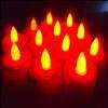 BLOW IT OUT 12 Yellow Tea Light LED Candle Xmas Wedding  