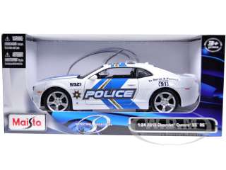   model car of 2010 Chevrolet Camaro RS SS Police die cast model car