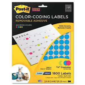 com Post it Products   Post it   Super Sticky Removable Color Coding 